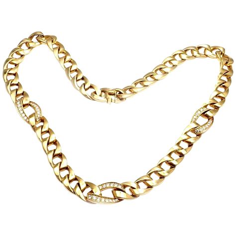 cartier gold necklace chain|cartier necklace price list.